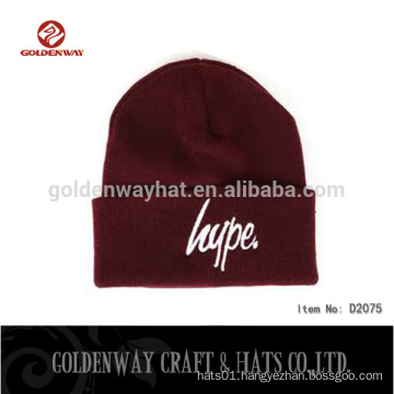 winter cool fashion men's wool knitted hip hop beanie hat